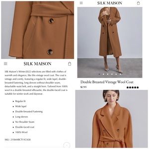 Silk Maison Wool Coat